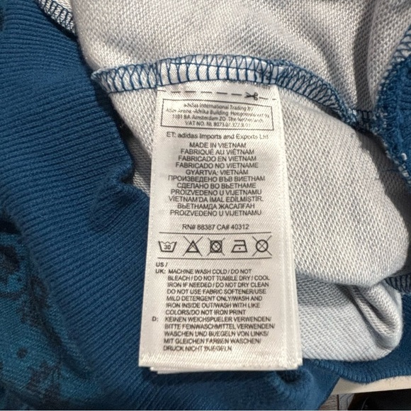 ADIDAS Sz M Mix Originals Borbomix Sweatshirt FARM RIO Collab Trefoil Logo - Picture 11 of 13